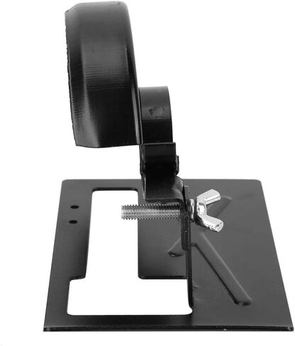 Electric Angle Grinder Stand Holder Adjustable Metal Bracket with Safety Cover Heavy Duty Cutting Base for Woodworking Metal Cutting DIY Projects 90x138mm (Angle grinder balance seat) in Saudi Arabia