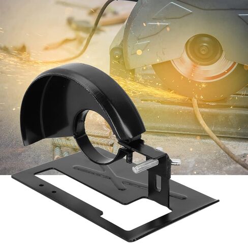 Electric Angle Grinder Stand Holder Adjustable Metal Bracket with Safety Cover Heavy Duty Cutting Base for Woodworking Metal Cutting DIY Projects 90x138mm (Angle grinder balance seat) in Kuwait