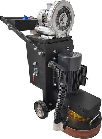 Electric Concrete Floor Grinder Ground Polishing Machine with 20L Vacuum Dust Collector Concrete Surface Grinder 4 Grinding Discs for Old Ground Restoration 220V in Kuwait