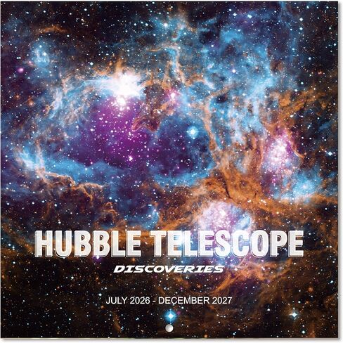 2025-2026 تقويم الحائط - تقويم جدار التلسكوب Hubble 2025-2026 ، يوليو 2025 - ديسمبر 2026 ، 12 "× 24" (مفتوح) ، خطاف معلق ، الكتل والأعياد - اكتشافات هابل مذهلة in Saudi Arabia