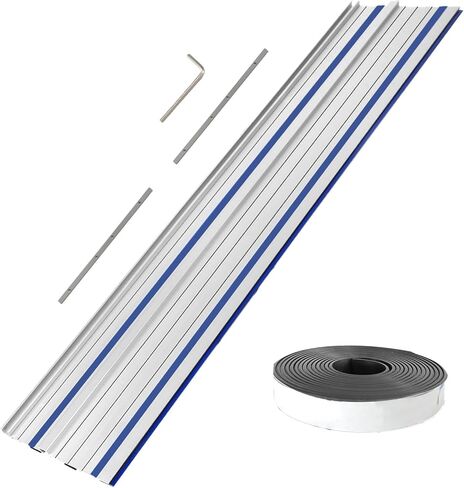 ACS430 55" Track Saw Guide Rail for ACS Track Saw, include 5m Splinter Guard and Connectors, 55" Guide Rail for ACS Tracks, Perfect for Woodworking Longer Cuts, 2 Year Warranty in Kuwait