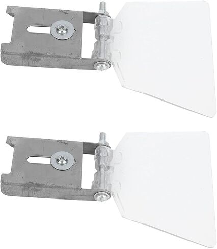 BestYiJo Bench Grinder Eye Shield - الفولاذ المقاوم للصدأ المتين والدروع البلاستيكية عالية الشفافية لمطاحن المقاعد، طقم بديل مكون من قطعتين in Kuwait