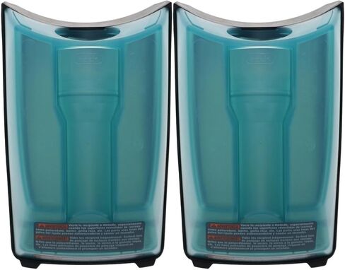 حاوية غبار بديلة 2-Pack 2609199179 تناسب ماكينة الصنفرة المدارية ذات قبضة النخيل من Bosch ROS10 in Kuwait