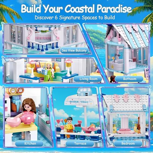 مجموعات بناء مستشفى Sluban Girls Friends ، PlaySet مع إدارات الإسعاف السحب 4 ، 7 أرقام صغيرة ، متوافقة مع أصدقاء Lego ، هدايا عيد الشكر عيد الميلاد للبنات 6+ 12+ in Kuwait
