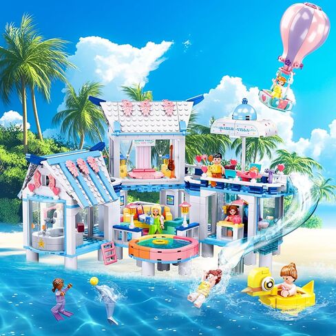 مجموعات بناء مستشفى Sluban Girls Friends ، PlaySet مع إدارات الإسعاف السحب 4 ، 7 أرقام صغيرة ، متوافقة مع أصدقاء Lego ، هدايا عيد الشكر عيد الميلاد للبنات 6+ 12+ in Kuwait