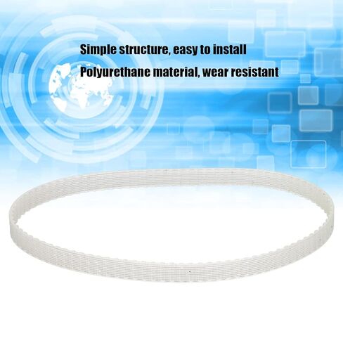 Lathe Drive Belt, 1.5m 94 Teeth Mini Lathe Belt, Transparent Timing Drive Belt, New Replacement Geared Belt for 8x14 Mini Lathes in Kuwait