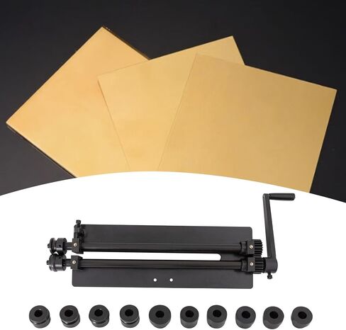 Metal Bead Roller, 18Inch Sheet Metal Bead Roller Machine with 6 Sets Dies Metal Rotary Forming Machine Bead Roller Tool 1.2mm/18Ga in Kuwait