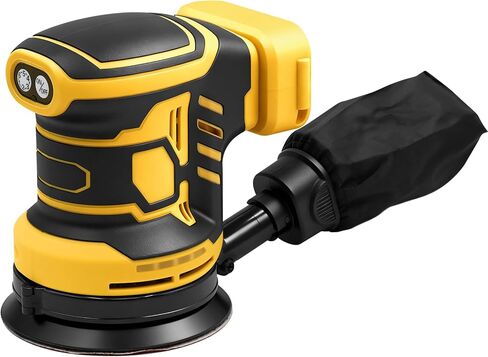 Brushless Cordless Orbital Sander Compatible with Dewalt 20V MAX Battery, 12,000 OPM Palm Sander with Dust Bag, Lightweight Power Sander for Wood, Metal & DIY (Tool Only) in Kuwait