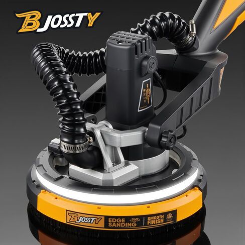 Drywall Sander with Vacuum Dust Collector, High Power 7.1-AMP Electric Sander for Drywall, 99% Dust Removal, 7 Variable Speed 950-1850RPM, Dustless Wall Sander for Drywall, Popcorn Ceiling etc in Kuwait