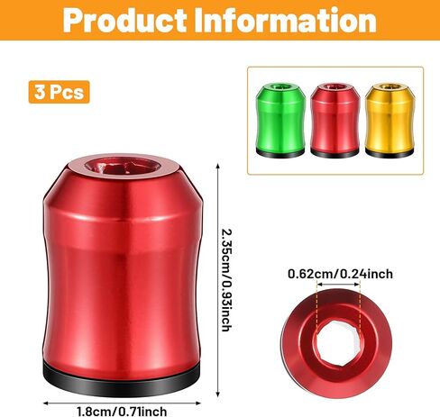 3 PCS Magnetic Screw Holder, Magnetic Screw Ring for Power Drill Bits, Hex Screwdrivers, Impact Wrench, Removable Bit Magnetizer Ring for Mechanics, Carpenter, DIY Repairs in Kuwait