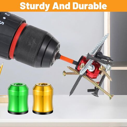 3 PCS Magnetic Screw Holder, Magnetic Screw Ring for Power Drill Bits, Hex Screwdrivers, Impact Wrench, Removable Bit Magnetizer Ring for Mechanics, Carpenter, DIY Repairs in Kuwait