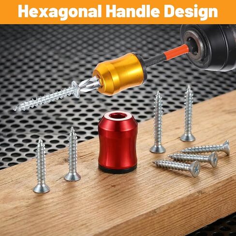 3 PCS Magnetic Screw Holder, Magnetic Screw Ring for Power Drill Bits, Hex Screwdrivers, Impact Wrench, Removable Bit Magnetizer Ring for Mechanics, Carpenter, DIY Repairs in Kuwait