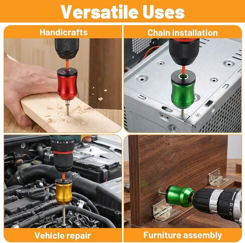 3 PCS Magnetic Screw Holder, Magnetic Screw Ring for Power Drill Bits, Hex Screwdrivers, Impact Wrench, Removable Bit Magnetizer Ring for Mechanics, Carpenter, DIY Repairs in Kuwait