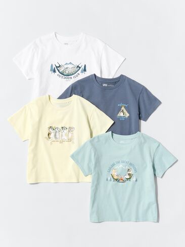Uniqlo mofusand UT تي شيرت جرافيك in Kuwait