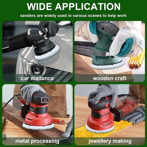[6 بوصة] ورق صنفرة صلب 202460 متوافق مع Festool، وسادة صنفرة لآلة الصنفرة ETS EC150/3 EQ، ETS EC 150/5 EQ، ETS 150/3 EQ، ETS 150/5 EQ Sander، فتحة 17/49 (صلبة) in Kuwait