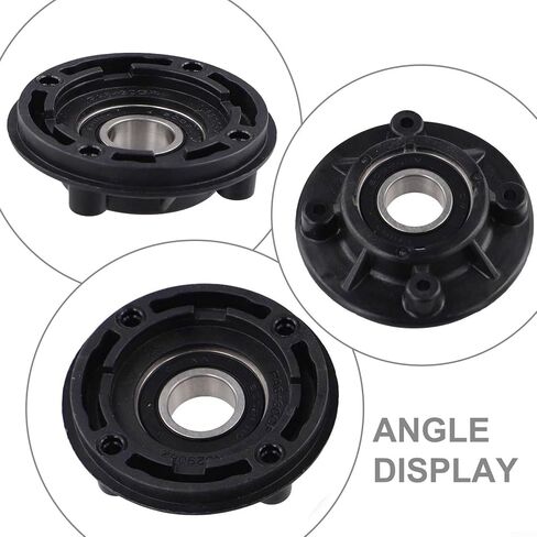 2-Pack N329082 مبيت محمل الصنفرة المداري العشوائي، متوافق مع DWE6421، DWE6423، DCW210، قطع غيار بلاستيكية سوداء للأدوات الكهربائية in Kuwait