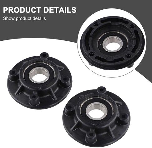2-Pack N329082 مبيت محمل الصنفرة المداري العشوائي، متوافق مع DWE6421، DWE6423، DCW210، قطع غيار بلاستيكية سوداء للأدوات الكهربائية in Kuwait