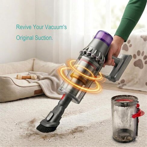 استبدال صندوق الغبار متوافق مع مكنسة كهربائية لاسلكية Dyson V11 V15 SV14 SV15 SV22، ملحقات مكنسة كهربائية للجزء رقم 965443-01 in Kuwait