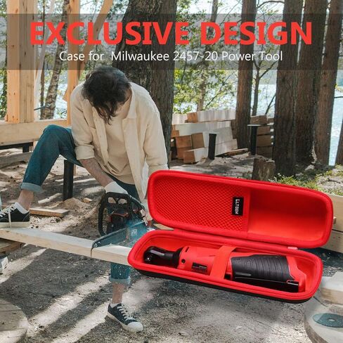 LTGEM Case Compatible with Milwaukee 2457-20/2456-20/2566-20 M12 Cordless Ratchet and Milwaukee 2486-20 Die Grinder(Case Only) in Kuwait