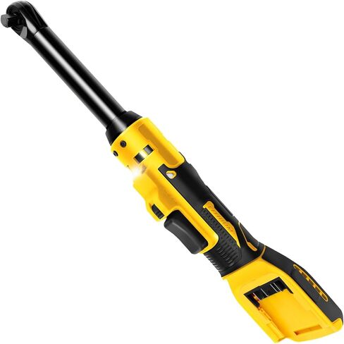 مفتاح ربط بسقاطة لاسلكي ممتد مقاس 3/8 بوصة متوافق مع بطارية Dewalt 20V - ضوء LED مدمج، رقبة طويلة 6 بوصة (الأداة فقط) in Kuwait