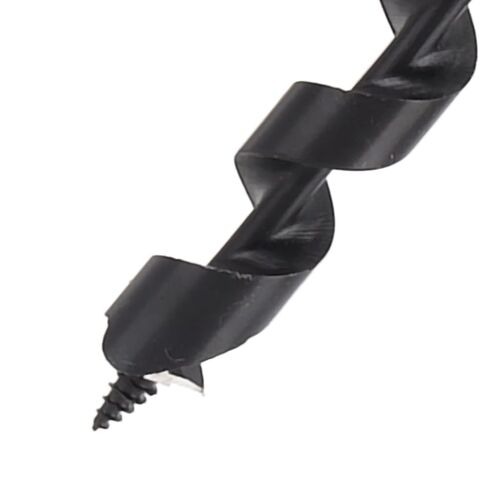 Yanxite Manual Auger Drill, 1 Count, Carbon Steel, 9 inches, Ideal for Woodworking, Camping, Survival, 2 Flute Spiral Bit, Black in Kuwait