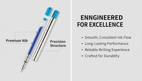 6 Pack - TikiPen Blue Parker Compatible Ballpoint Pen Refills. Smooth Writing German Ink and 1mm Medium Tip… (Red) in Saudi Arabia