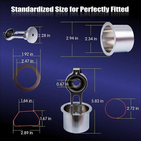 طقم مكبس ضاغط KK-4835 مع قضيب توصيل، ومحمل مكبس، بديل لكابل Sears Craftsman Porter، مضخة ضاغط هواء خالية من الزيت من Dewalt Devildis KK-4835 KK-5081 A02743 in Kuwait