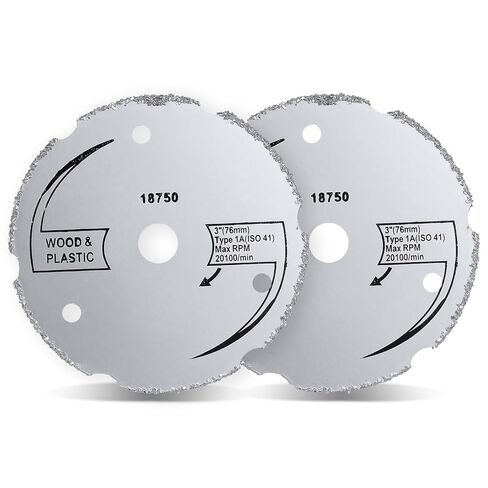 4-Pack 3-inch Bore Carbide Circular Saws Compatible with Dremel SM500 Saw Max, Compatible with Rotozip Zipsaw RFS1000, Compatible with Saw Max US40 Circular Saws - Suitable for Cutting Wood/Plastic in Kuwait