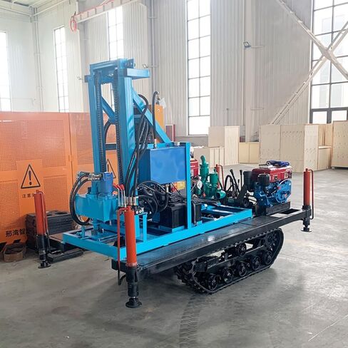 Portable Water Well Drilling Machine 100m 150m 200m Depth, Hydraulic Borehole Drill Rig Small Borehole Machine for Farm Irrigation & Residential Use in Kuwait