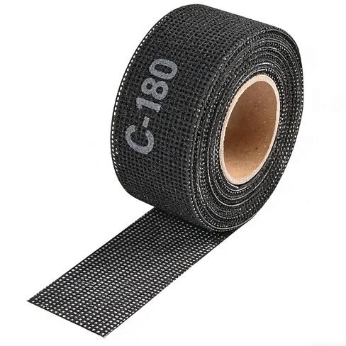 Emery Cloth Roll 180 Grit, Plumbers Mesh Sanding Roll 1-1/2" x 5 Yards, Double Side Silicon Carbide Abrasive Sandpaper Roll for Copper Pipe, Wood, Metal, Plastic in Kuwait