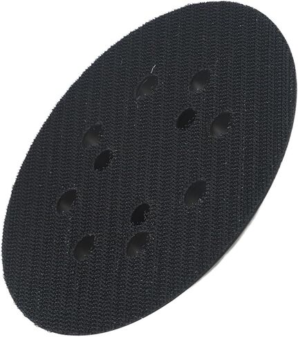 8-Hole 125mm Orbital Sander Pad, 5-Inch for Round Backing Pad BO5030/BO5041/DW4388, for Porter Cable 390/343VSK, MT922, Black in Kuwait