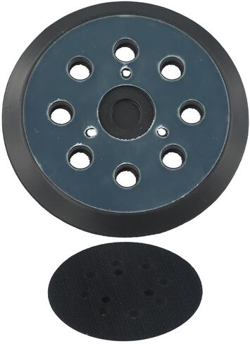 8-Hole 125mm Orbital Sander Pad, 5-Inch for Round Backing Pad BO5030/BO5041/DW4388, for Porter Cable 390/343VSK, MT922, Black in Kuwait