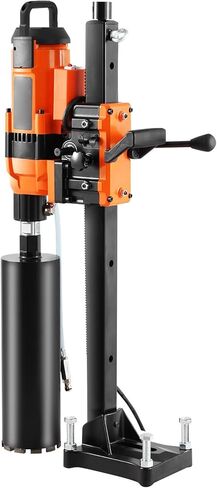 Core Drill Machine, 0.8-11.8in Drilling Diameter Diamond Core Drill Rig with Stand and Core Drill Bit, 3500W Rugged Concrete Core Drill, Wet and Dry Use, For Concrete, Brick, Marble in Kuwait