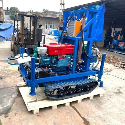 150M 300M Portable Water Well Drilling Rig Machine Mini Mobile Hydraulic Borehole Drilling Machine for Small Scale Exploration, Home Use in Kuwait