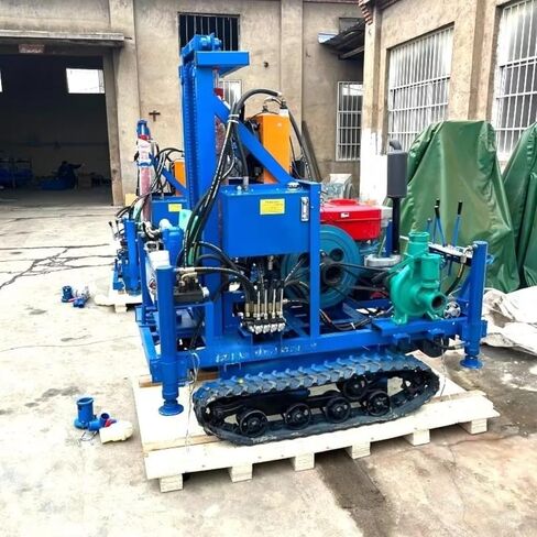 150M 300M Portable Water Well Drilling Rig Machine Mini Mobile Hydraulic Borehole Drilling Machine for Small Scale Exploration, Home Use in Kuwait