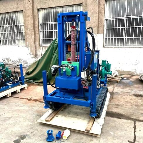 150M 300M Portable Water Well Drilling Rig Machine Mini Mobile Hydraulic Borehole Drilling Machine for Small Scale Exploration, Home Use in Kuwait