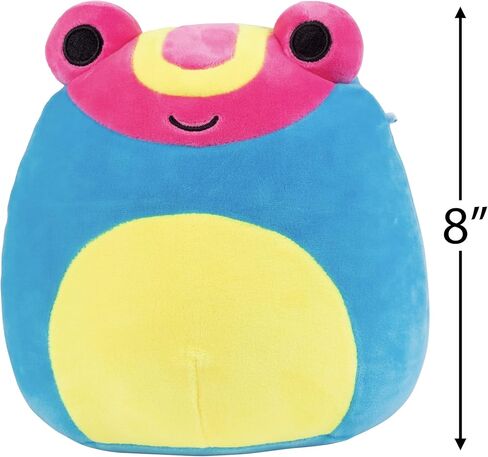 Squishmallows Original مقاس 8 بوصات Doxl The Rainbow Frog - Jazwares Plush الرسمية - لعبة حيوانات ناعمة ومحشوة بالضفادع - أضف إلى فريقك - هدية للأطفال والبنات والفتيان in Saudi Arabia