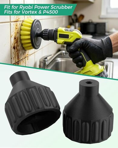 محول مثلث إلى سداسي مناسب لجهاز تنظيف الطاقة Ryobi للدوامة وP4500 يحول موصل المثلث إلى لقمة سداسية قياسية in Kuwait