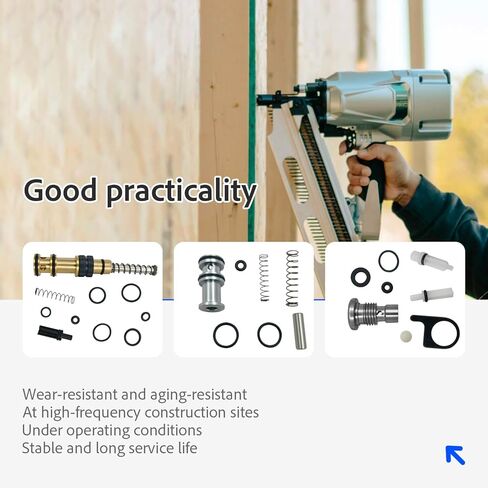 SP-P1 SP-P2 SP-P3 Plunger & Trigger Valve Assembly Kit Fits for Hitachi NR83A NR83A2 NR83A2(S) NR83A3 Framing Nailer - Replaces 877-337 884-111 875-638 in Kuwait