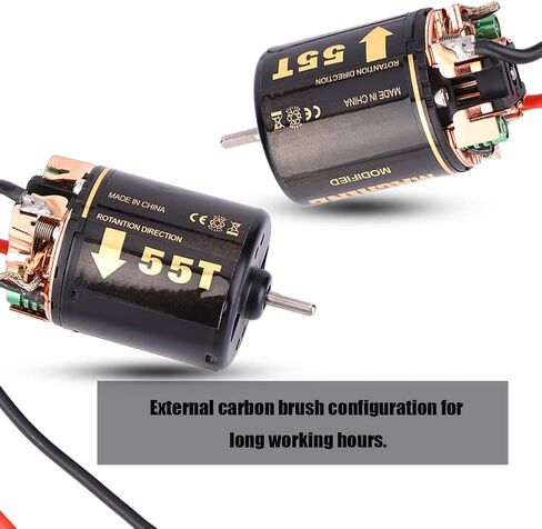 Brushed Motor, 35T 45T 55T Electric Motor 540 Brushed Crawler Motor for Toy Big Trucks Climbing Car Model (55T) Car Model Accessory 540 Brushed Motor in Saudi Arabia