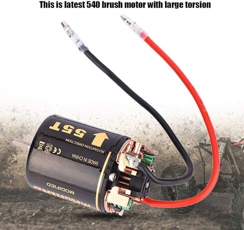 Brushed Motor, 35T 45T 55T Electric Motor 540 Brushed Crawler Motor for Toy Big Trucks Climbing Car Model (55T) Car Model Accessory 540 Brushed Motor in Saudi Arabia