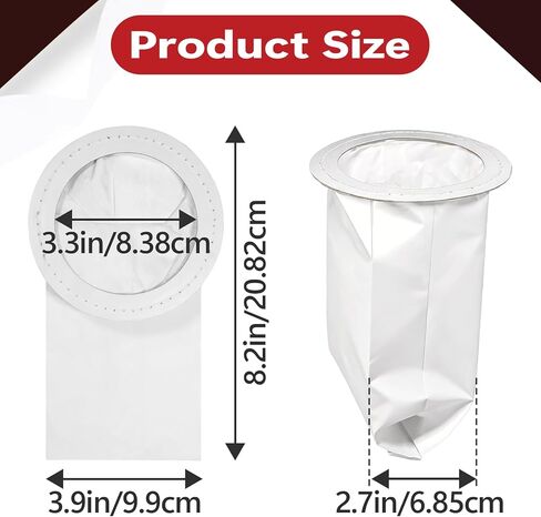 20 Pcs Vacuum Cleaner Dust Bags for Oreck XL Ironman Canister Vacuums, Compatible with Models IM76, IM88, IM90, IM98, Replacement for PKIM76.5 Filter Bags in Kuwait
