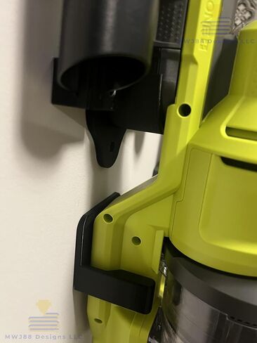 Generic Wall Mount Compatible with Ryobi ONE+ 18V Stick Vac - PCL & PBl Compatible - Battery Design - Black, MWJ88_0002 in Kuwait