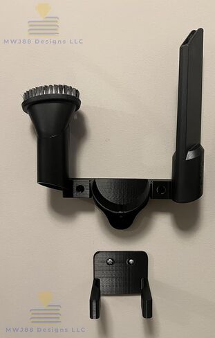 Generic Wall Mount Compatible with Ryobi ONE+ 18V Stick Vac - PCL & PBl Compatible - Battery Design - Black, MWJ88_0002 in Kuwait