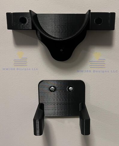 Generic Wall Mount Compatible with Ryobi ONE+ 18V Stick Vac - PCL & PBl Compatible - Battery Design - Black, MWJ88_0002 in Kuwait