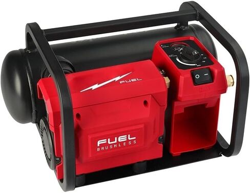 2840-20 ضاغط طاقة لاسلكي محمول لميلووكي M18 FUEL 2 جالون ضاغط هادئ مدمج أحمر - أداة عارية in Kuwait