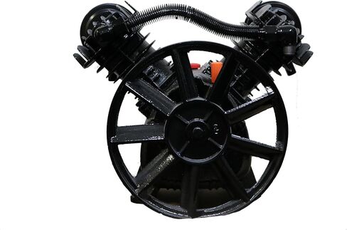 Air Compressor Pump 3HP 2 Piston V Style Twin Cylinder Motor Head Airtool Max Air Delivery 11.2 CFM @ 90 PSI 1150 rpm Flywheel 10" with single A V-groove in Kuwait