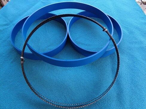 مجموعة بديلة مكونة من 3 إطارات منشار شريطي من اليوريثان وشفرة منشار شريطي 1/4 بوصة لـ BEAVER DELTA 28-540 in Kuwait