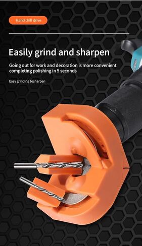 2-16mm Multipurpose Drill Bit Grinding Sharpener,Electric Impact Drill Knife Sharpener,Disposable Double-sided Polishing in Kuwait