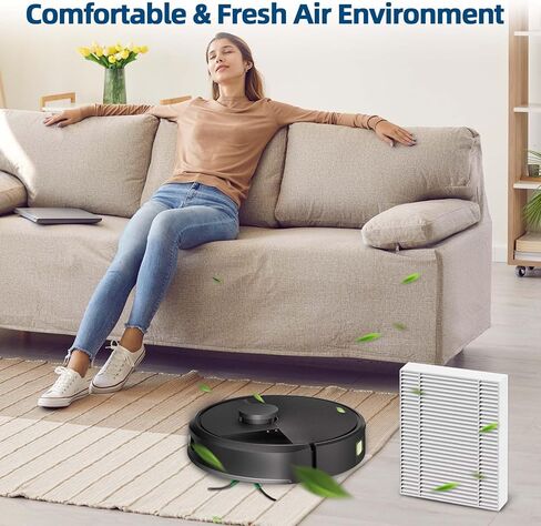 10 عبوات 105 مرشحات بديلة لسلسلة iRobot Roomba 105 الأساسية، فلتر هواء لـ 104 Vac، 105 Vac، 105 Combo، Q0120، Q0110، Q0520، Y0140، Y0110، Y01120، Y051020 in Kuwait